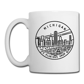 Michigan Ceramic Mug - State Design Michigan Mug