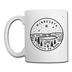 Minnesota Camp Mug - State Design Minnesota Mug - white