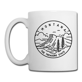 Montana Ceramic Mug - State Design Montana Mug