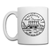 Nebraska Camp Mug - State Design Nebraska Mug - white