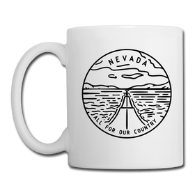 Nevada Ceramic Mug - State Design Nevada Mug
