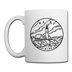 Maine Camp Mug - State Design Maine Mug - white
