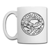 Tennessee Camp Mug - State Design Tennessee Mug - white