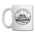 Washington Camp Mug - State Design Washington Mug - white