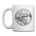 Oregon Camp Mug - State Design Oregon Mug - white