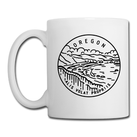 Oregon Ceramic Mug - State Design Oregon Mug