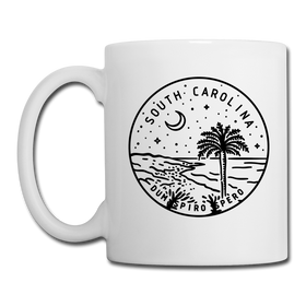 South Carolina Ceramic Mug - State Design South Carolina Mug