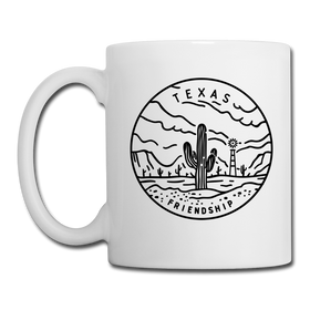 Texas Ceramic Mug - State Design Texas Mug