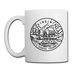 Virginia Camp Mug - State Design Virginia Mug - white