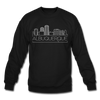 Albuquerque, New Mexico Sweatshirt - Skyline Albuquerque Crewneck Sweatshirt - black