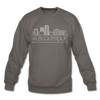 Albuquerque, New Mexico Sweatshirt - Skyline Albuquerque Crewneck Sweatshirt - asphalt gray