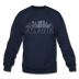 Atlanta, Georgia Sweatshirt - Skyline Atlanta Crewneck Sweatshirt - navy