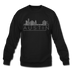 Austin, Texas Sweatshirt - Skyline Austin Crewneck Sweatshirt - black