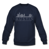Austin, Texas Sweatshirt - Skyline Austin Crewneck Sweatshirt - navy