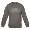 Birmingham, Alabama Sweatshirt - Skyline Birmingham Crewneck Sweatshirt - asphalt gray
