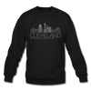 Cleveland, Ohio Sweatshirt - Skyline Cleveland Crewneck Sweatshirt - black