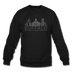 Buffalo, New York Sweatshirt - Skyline Buffalo Crewneck Sweatshirt - black