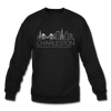 Charleston, South Carolina Sweatshirt - Skyline Charleston Crewneck Sweatshirt - black