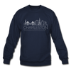 Charleston, South Carolina Sweatshirt - Skyline Charleston Crewneck Sweatshirt - navy
