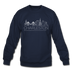 Charleston, South Carolina Sweatshirt - Skyline Charleston Crewneck Sweatshirt - navy