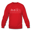 Charleston, South Carolina Sweatshirt - Skyline Charleston Crewneck Sweatshirt - red