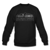 Colorado Springs, Colorado Sweatshirt - Skyline Colorado Springs Crewneck Sweatshirt - black