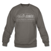 Colorado Springs, Colorado Sweatshirt - Skyline Colorado Springs Crewneck Sweatshirt - asphalt gray