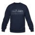 Colorado Springs, Colorado Sweatshirt - Skyline Colorado Springs Crewneck Sweatshirt - navy