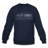 Colorado Springs, Colorado Sweatshirt - Skyline Colorado Springs Crewneck Sweatshirt - navy