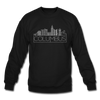 Columbus, Ohio Sweatshirt - Skyline Columbus Crewneck Sweatshirt - black
