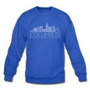Columbus, Ohio Sweatshirt - Skyline Columbus Crewneck Sweatshirt - royal blue