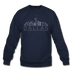 Dallas, Texas Sweatshirt - Skyline Dallas Crewneck Sweatshirt - navy