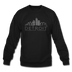 Detroit, Michigan Sweatshirt - Skyline Detroit Crewneck Sweatshirt - black