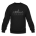 Fresno, California Sweatshirt - Skyline Fresno Crewneck Sweatshirt - black