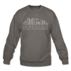 Honolulu, Hawaii Sweatshirt - Skyline Honolulu Crewneck Sweatshirt - asphalt gray
