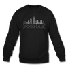 Jacksonville, Florida Sweatshirt - Skyline Jacksonville Crewneck Sweatshirt - black