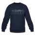 Juneau, Alaska Sweatshirt - Skyline Juneau Crewneck Sweatshirt - navy