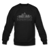 Indianapolis, Indiana Sweatshirt - Skyline Indianapolis Crewneck Sweatshirt - black