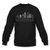 Louisville, Kentucky Sweatshirt - Skyline Louisville Crewneck Sweatshirt - black