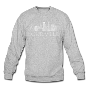 Louisville, Kentucky Sweatshirt - Skyline Louisville Crewneck Sweatshirt