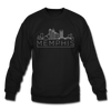 Memphis, Tennessee Sweatshirt - Skyline Memphis Crewneck Sweatshirt - black