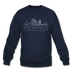 Memphis, Tennessee Sweatshirt - Skyline Memphis Crewneck Sweatshirt - navy