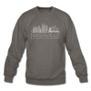 Nashville, Tennessee Sweatshirt - Skyline Nashville Crewneck Sweatshirt - asphalt gray