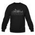 Minneapolis, Minnesota Sweatshirt - Skyline Minneapolis Crewneck Sweatshirt - black