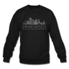 Minneapolis, Minnesota Sweatshirt - Skyline Minneapolis Crewneck Sweatshirt - black