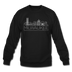 Milwaukee, Wisconsin Sweatshirt - Skyline Milwaukee Crewneck Sweatshirt - black