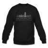 Oklahoma City, Oklahoma Sweatshirt - Skyline Oklahoma City Crewneck Sweatshirt - black