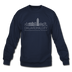Oklahoma City, Oklahoma Sweatshirt - Skyline Oklahoma City Crewneck Sweatshirt - navy