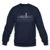Oklahoma City, Oklahoma Sweatshirt - Skyline Oklahoma City Crewneck Sweatshirt - navy