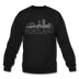 Portland, Oregon Sweatshirt - Skyline Portland Crewneck Sweatshirt - black